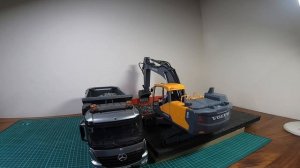 RC 1/16 Double e E598 EC160 Excavator to work
