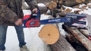 ОБЗОР!!! Бензопила JONSER 43300. Проверяем в деле! Бензиновая пила 4800W (USA).