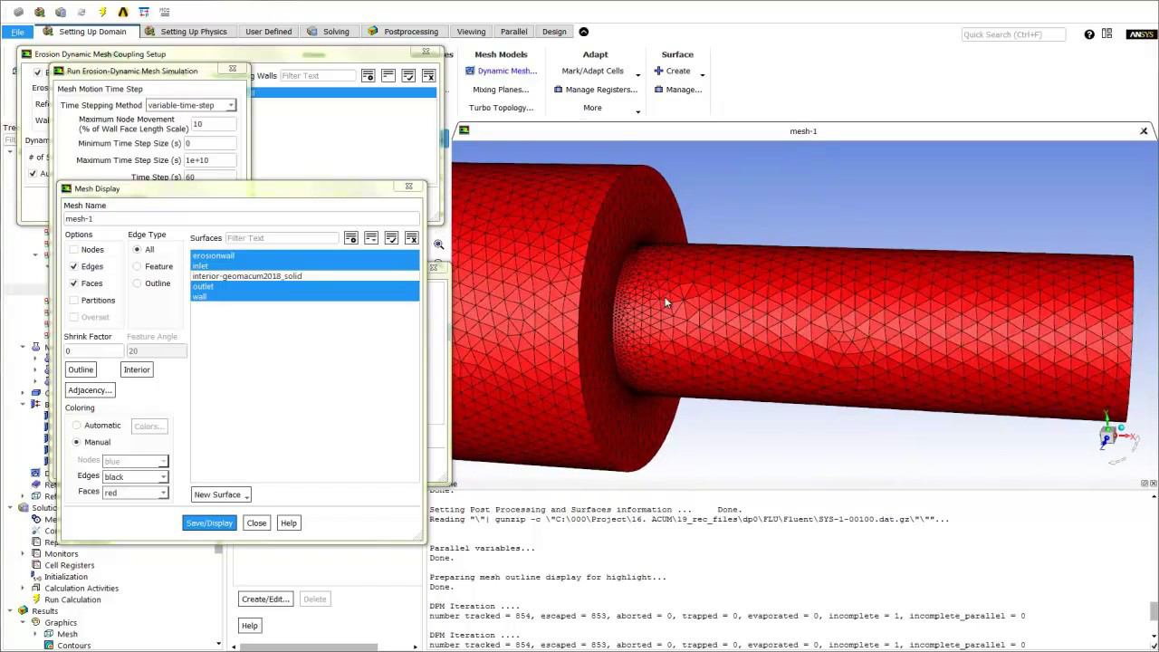 Моделирование эрозии в Ansys Fluent 19.2