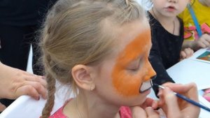 Аквагрим ЛЕОПАРД, ТИГР -символ года за 5 минут Face painting LEOPARD steps for any occasion