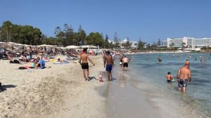 A complete walk through Nissi Beach at Ayia Napa | Trip to Larnaka, Cyprus 2021