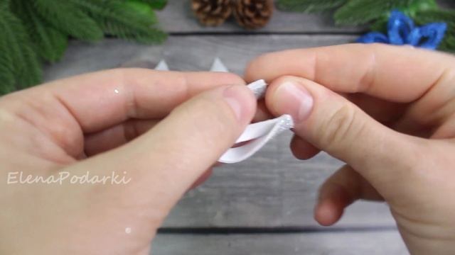 Я взяла один круг диаметром 10 см и сделала украшение на Новый год ? DIY Christmas ornaments ? смотреть онлайн