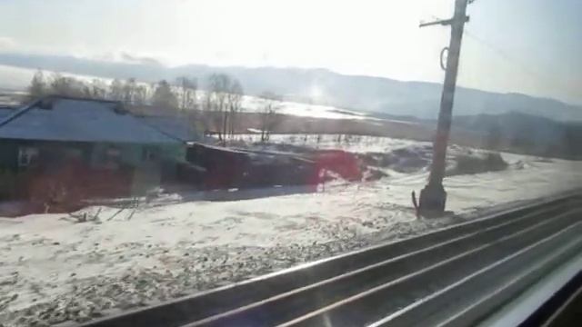 От о.п. Тёмная Падь до ст. Слюдянка-1 в ЭД9М-0177 смотреть онлайн