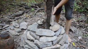 Primitive Technology Stone Yam planters