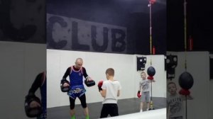 детская тренировка. тайский бокс.