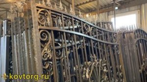 Ковторг. Производство и продажа кованых ворот и ограждений. Отправка по всей России.