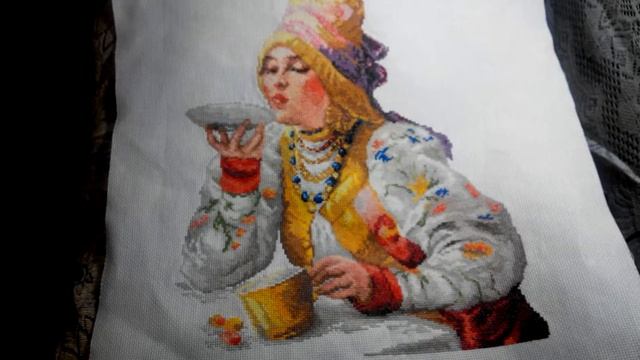 " Боярышня за чаем"