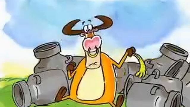 Бык решил попасть к коровам смотреть онлайн