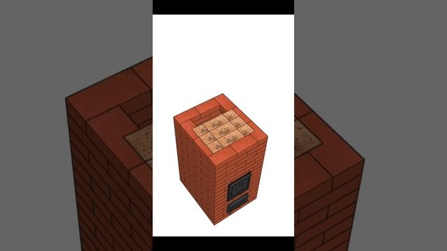 Порядовка Отопительной печи #sketchup #печь #порядовка #печьизкирпича