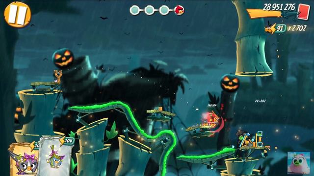 Daily Challenge/Ежедневное испытание 4-4-5! 08/07/2021 Angry Birds 2. смотреть онлайн