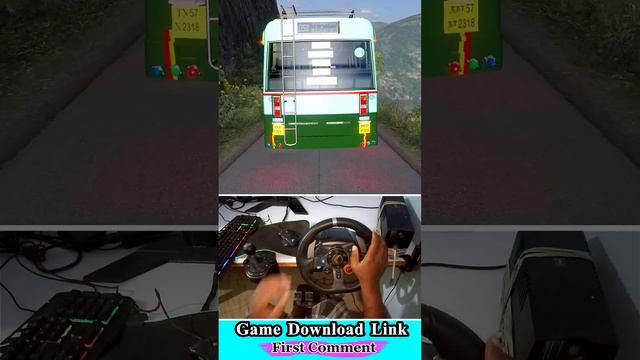 Tnstc Bus Driving Thanjavur ✅Euro Truck Simulator 2 Tamil || ✅Driving on Danger Road VickyGaming 4k