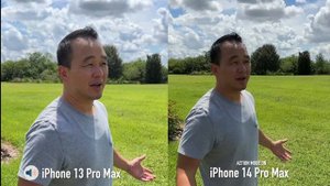 iPhone 14 Pro Max vs iPhone 13 Pro Max Camera Stabilization Test with Action Mode!
