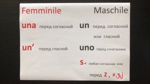 Итальянский язык. Урок 3. Неопределенный артикль: формы и основные случаи употребления. Che cosa è?