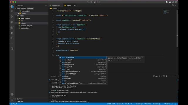 Как использовать ChatGPT API в Node.js приложении | Используем нейросеть c JavaScript