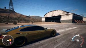 NFS payback Porche Panamera Tuning Gold