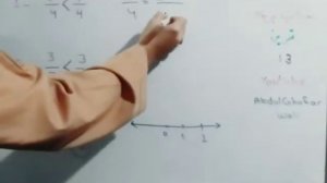 د نسبتي اعدادو پرتله | Comparance of Rational numbers