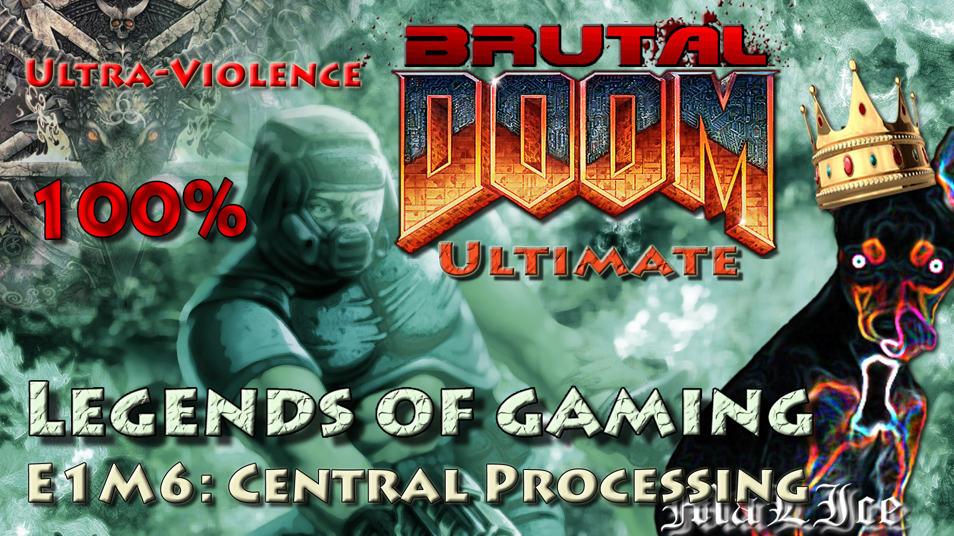 Brutal Doom Ultimate 100 - E1M6: Central Processing