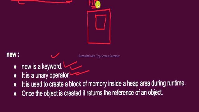 what is object in java. what is class in java. steps to create  object. static & non static method