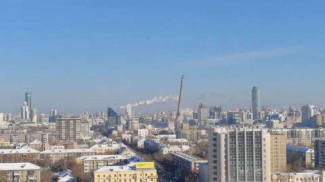 Снос недостроенной телебашни в Екатеринбурге смотреть онлайн