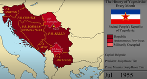 История Югославии. Каждый месяц