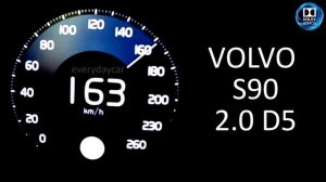 VOLVO S90 2.0 D5 TOP SPEED#volvos90