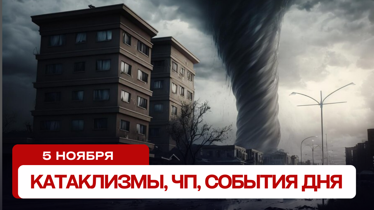 Катаклизмы сегодня 05.11.2023. Новости сегодня, ЧП, катаклизмы за день, события дня.