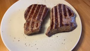 Пробуем "Рамп" стейк говядина Black Angus