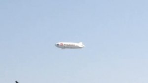 Airship Zeppelin over Kreuzlingen Switzerland