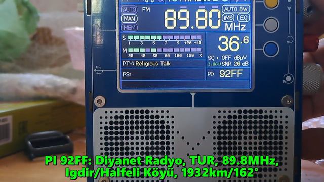 16.06.2024 13:52UTC, [Es], Diyanet Radyo, Турция, 89.8МГц, 1932км