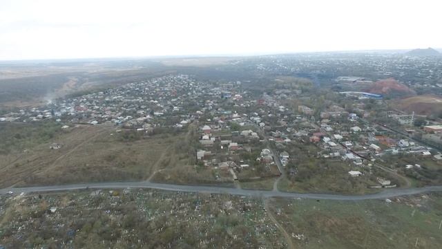 Часть города Шахты с высоты птичьего полета октябрь 2016 смотреть онлайн