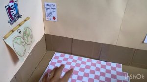 ?DIY РУМБОКС "ШКОЛА"? Как создать кукольный домик своими руками ? DIY roombox for MH dolls ?