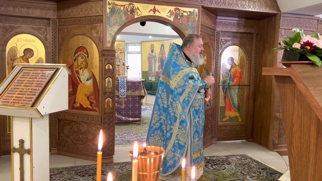 Проповедь в день праздника Похвалы Пресвятой Богородицы смотреть онлайн