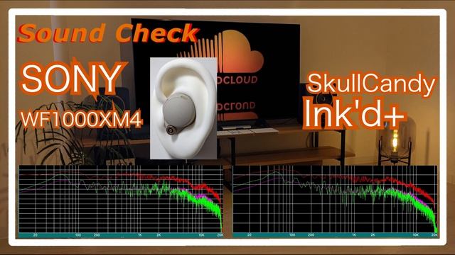 SONY WF1000XM4 vs Skullcandy Ink'd+ [IEMs In-Ear headphones Sound Comparison イヤホン音比較] смотреть онлайн