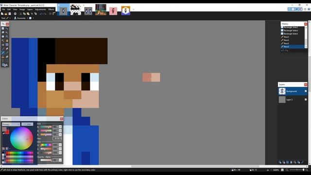 How I make Minecraft pixel art characters смотреть онлайн