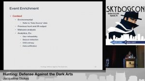 SkyDogCon 2016: "Hunting: Defense Against The Dark Arts” - Jacqueline Stokes