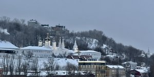 Реконструкция Черниговской набережной. Благовещенская слобода. Н.Новгород. 09.01.2024
