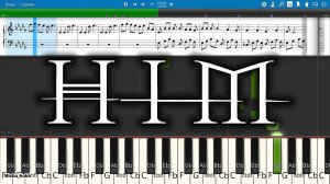 HIM - W.L.S.T.D. [Piano Tutorial | Sheets | MIDI] Synthesia