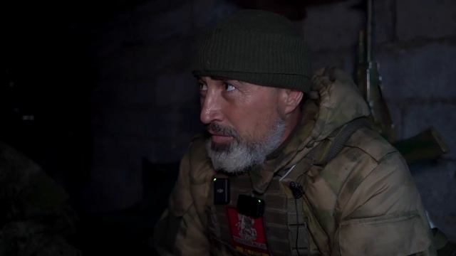Военнослужащий добровольческого батальона Алания с позывным Ворон