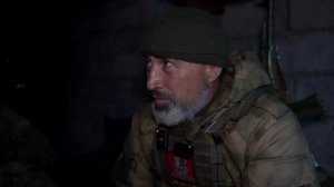 Военнослужащий добровольческого батальона Алания с позывным Ворон