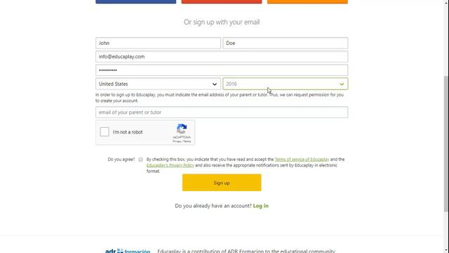 How to sign up in Educaplay смотреть онлайн
