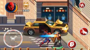 The Amazing Spiderman apk first level gameplay (2d apk Java portrait) by KHAN BHAI GAMER
