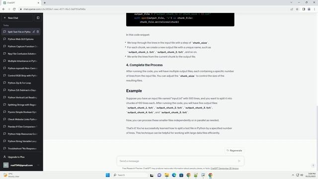 Split a text file in Python by number of lines смотреть онлайн