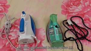 Faber Steam Iron vs National Iron