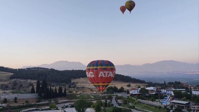 Полёт на воздушном шаре в Памуккале. смотреть онлайн