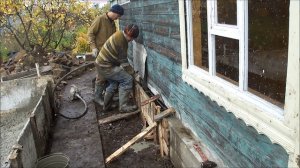 Замена фундамента дома во влагонасыщенном грунте