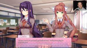 НЕ ТО ЧТО ТЫ ДУМАЕШЬ - Doki Doki Literature Club (прохождение Доки Доки Литературный Клуб) #1