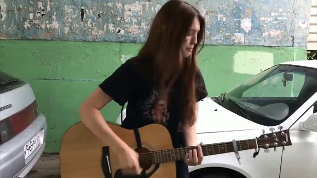 анимешница - гречка кавер опять где то и еще дети орут