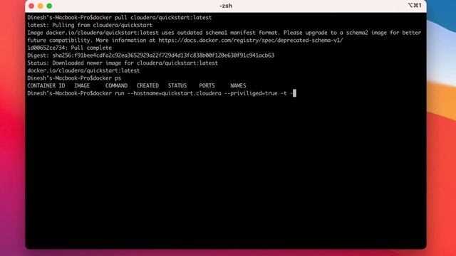Cloudera Installation with docker смотреть онлайн