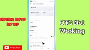 Infinix Note 30 VIP Otg not working | How to solve OTG issues | OTG not working | OTG problem solve
