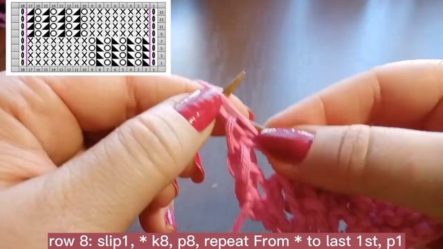 Ажурный узор "Вафли". Узоры спицами. Вязание. Вязание спицами. Knitting. Knit. The pattern "Waffles